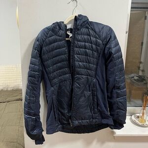 Lululemon Athletica Dark Blue Quilted Jacket Size 6